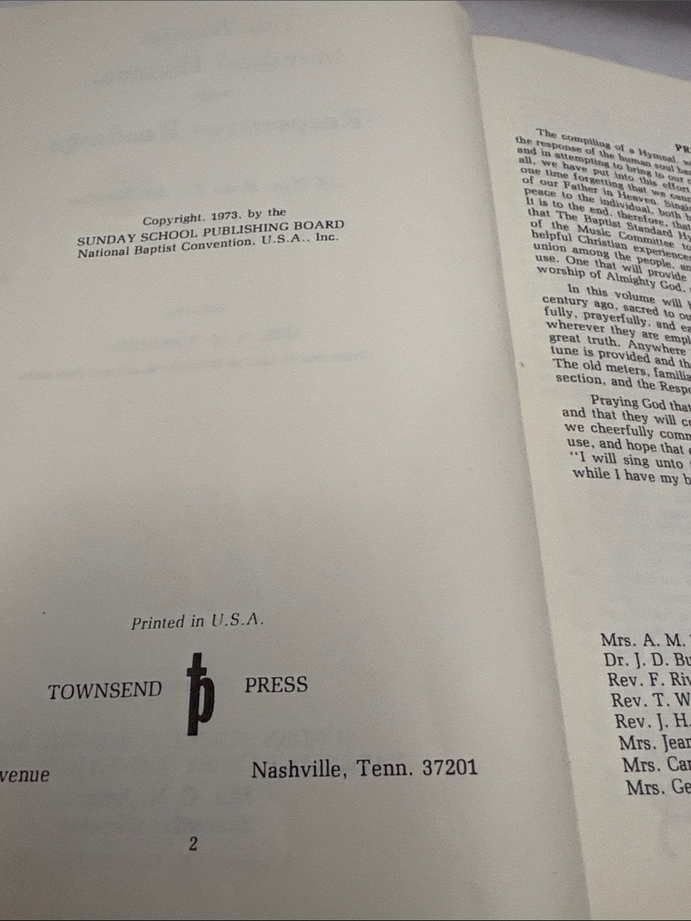 The Baptist Hymnal With Responsive Readings 1973 - Picture 7 of 8
